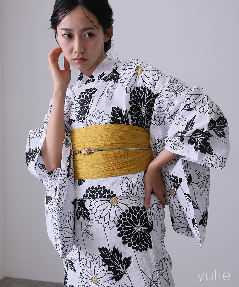 洗える浴衣 浴衣 レディース 2点セット ゆか...の詳細画像5