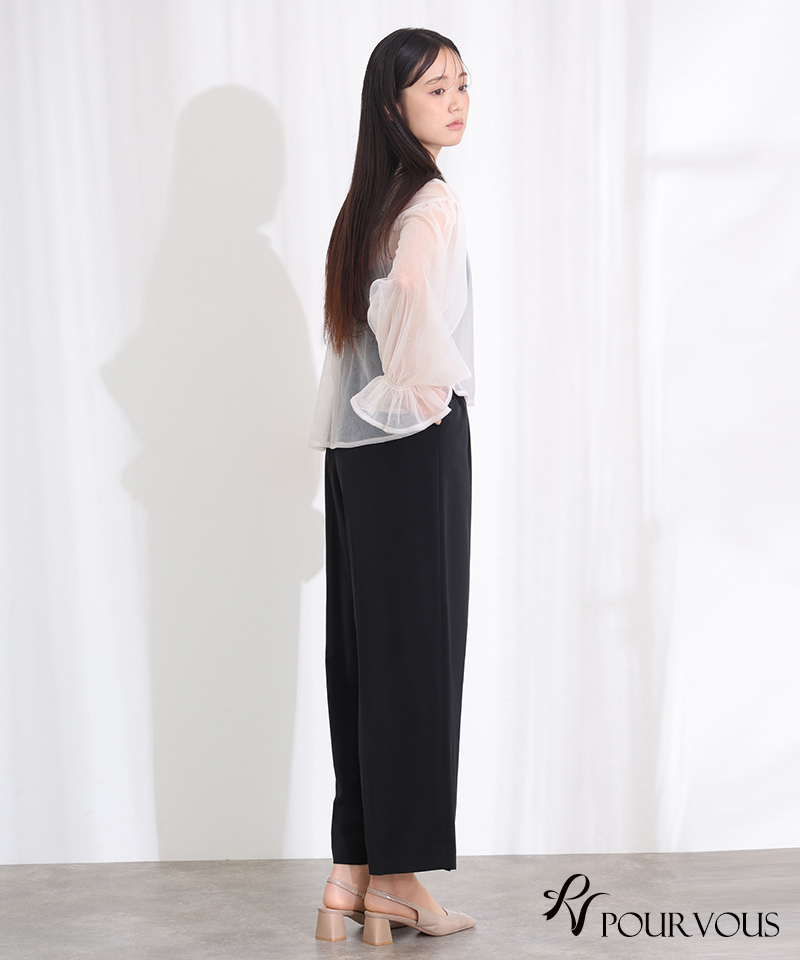 PourVous（プールヴー） シアートップス オールインワン パーティー