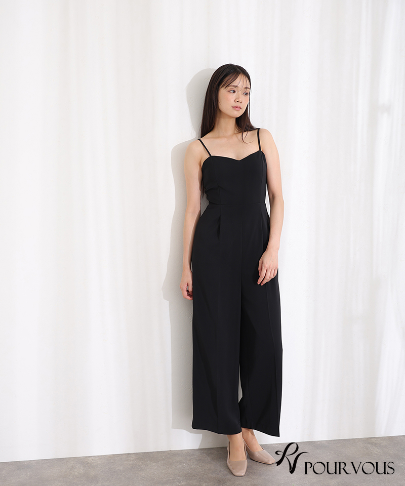 PourVous（プールヴー） シアートップス オールインワン パーティー