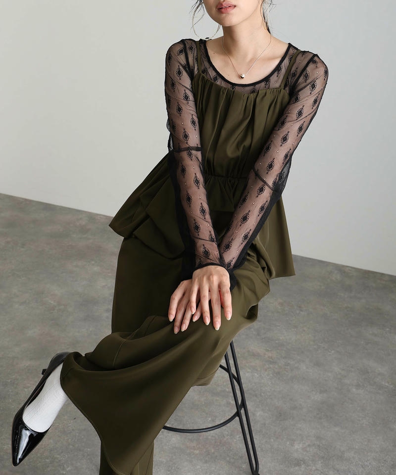 atlo（アトロ） 結婚式 セットアップ パンツドレス セレモニースーツ