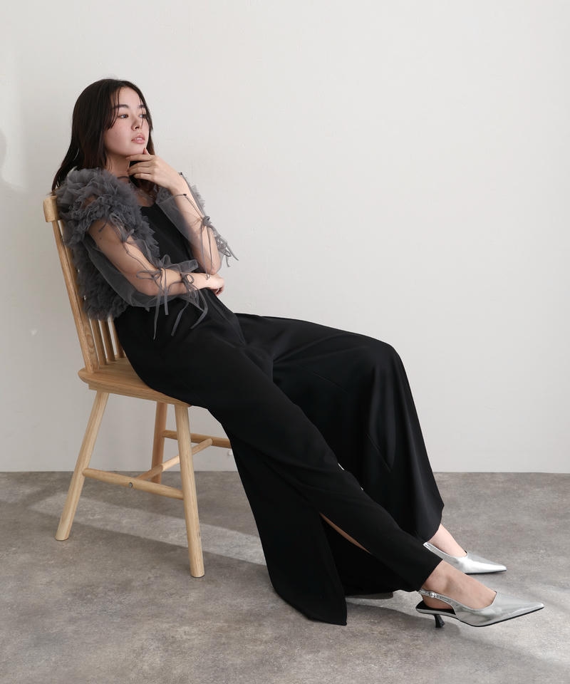 atlo（アトロ） 3点セット フリルボレロ オールインワン パンツドレス