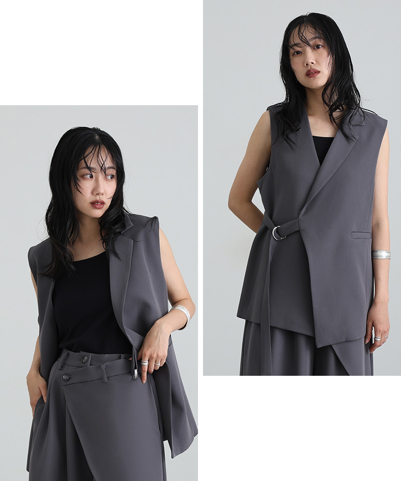 アシンメトリー パンツドレス オールインワン 結婚式 大きいサイズ パンツ 体型カバー セレモニースーツ 上品 パーティードレス パンツ お呼ばれの画像