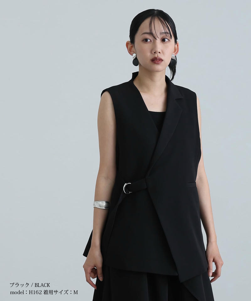 アシンメトリー パンツドレス オールインワン 結婚式 大きいサイズ パンツ 体型カバー セレモニースーツ 上品 パーティードレス パンツ お呼ばれの画像