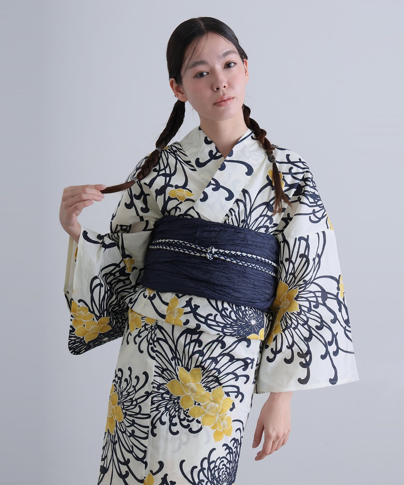 PourVous（プールヴー） モダン乱菊の彩り 洗える浴衣 レディース 浴衣