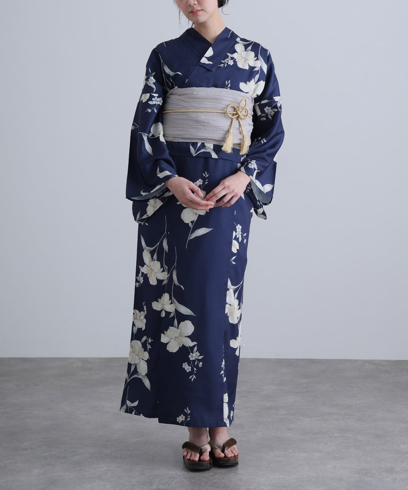 月夜ユリの彩り 浴衣 ワンピース 大人 浴衣セ...の詳細画像5