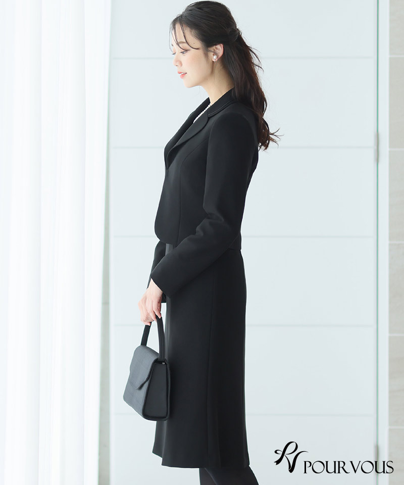 プールヴー プールブー 大きいサイズ 卒業式 入学式 フォーマル パーティ PourVous（プールヴー） フォーマル ママ 入学式 卒業式 服装 大きい