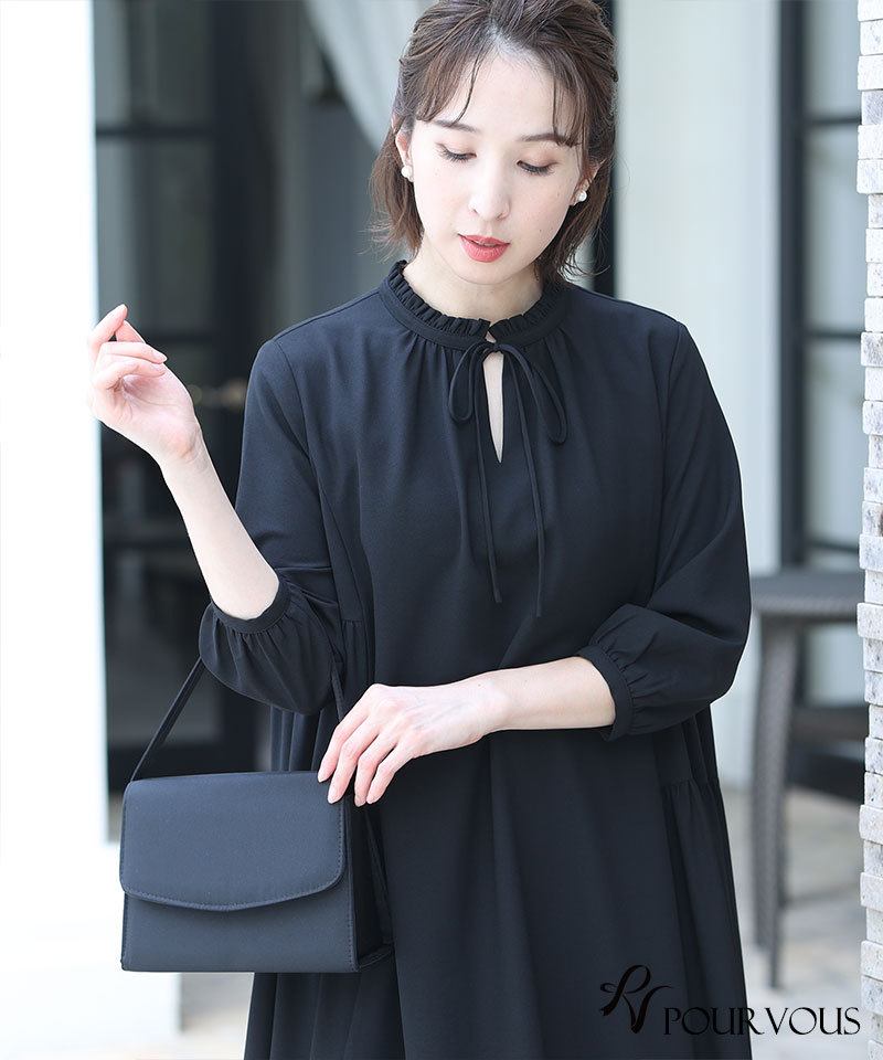 フォーマルバッグ 弔事 結婚式 礼服 ブラック レディース 黒 ブラックフォーマル セット サブバッグ バッグ カバン