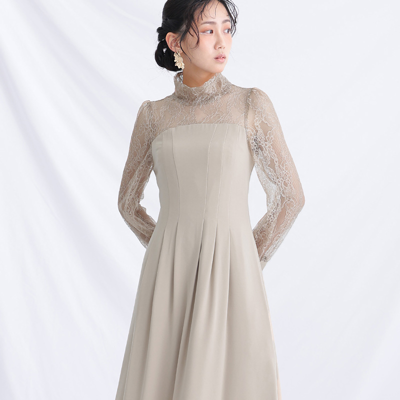 ワンピース 体型カバー フォーマルドレス 大きいサイズ 結婚式 小柄 小さいサイズ ドレス 韓国 フ...