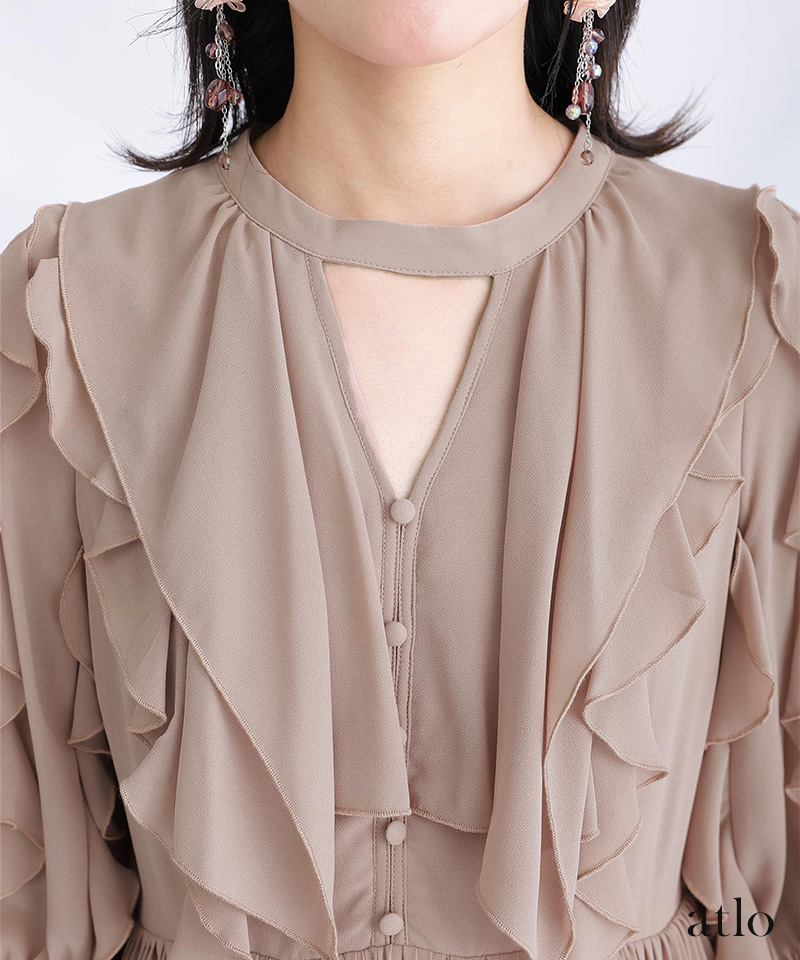 ワンピース フォーマルドレス 体型カバー 小さいサイズ 大きいサイズ 韓国 結婚式 20代 30代 40代 50代 小柄 ドレス お呼ばれ パーティードレス フォーマル 上品_19