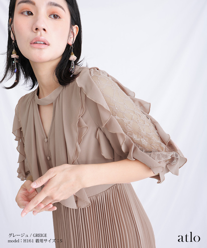 ワンピース フォーマルドレス 体型カバー 小さいサイズ 大きいサイズ 韓国 結婚式 20代 30代 40代 50代 小柄 ドレス お呼ばれ パーティードレス フォーマル 上品_6