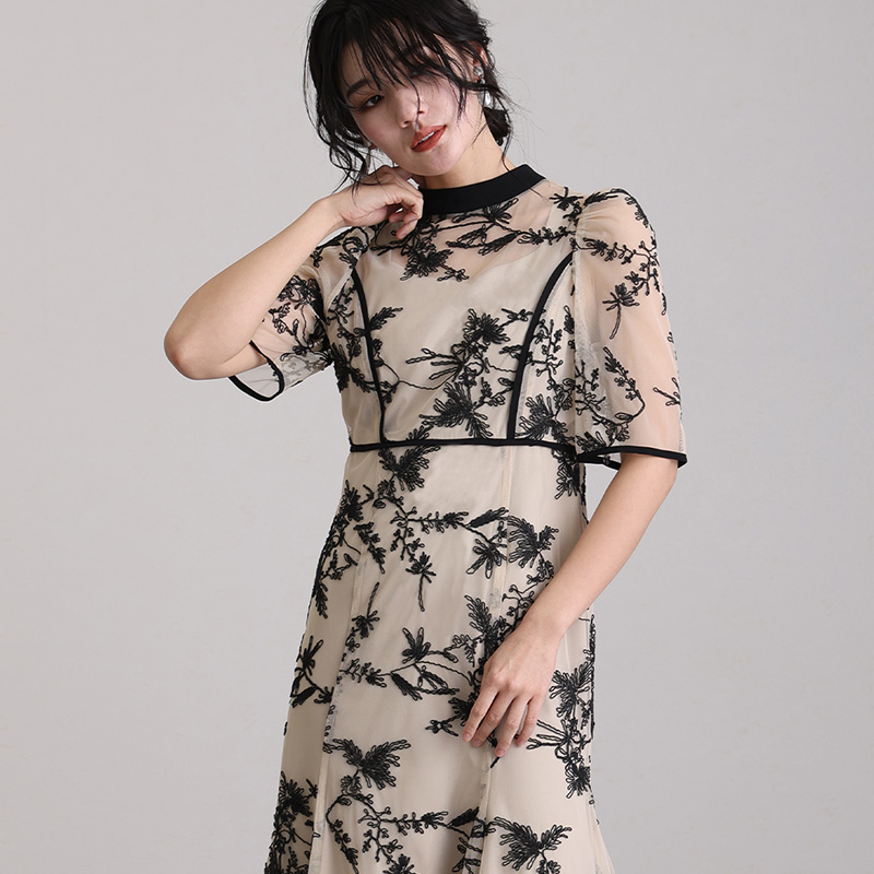体型カバー フォーマルドレス ワンピース 結婚式 小さいサイズ ドレス 韓国 フォーマル 20代 3...