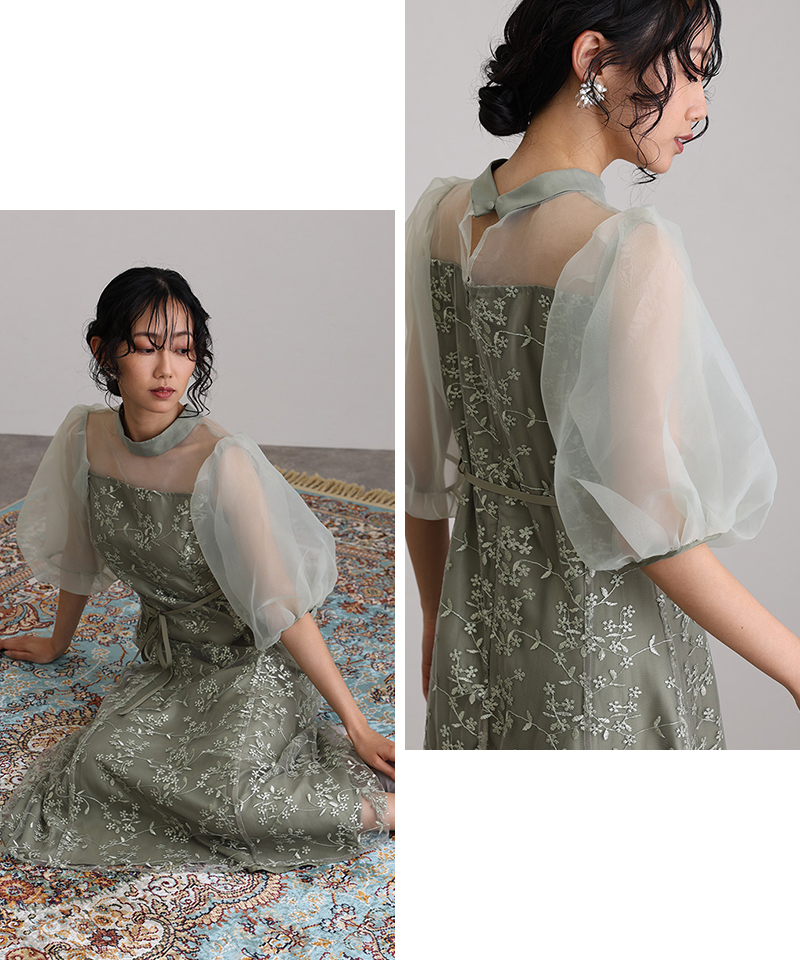 ワンピース 体型カバー フォーマルドレス 大きいサイズ 結婚式 小柄 小さいサイズ ドレス 韓国 フォーマル パーティードレス 20代 30代 40代 50代 お呼ばれ 上品の画像