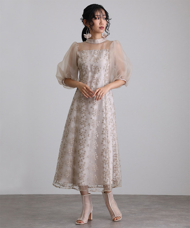 ワンピース 体型カバー フォーマルドレス 大きいサイズ 結婚式 小柄 小さいサイズ ドレス 韓国 フォーマル パーティードレス 20代 30代 40代 50代 お呼ばれ 上品の画像