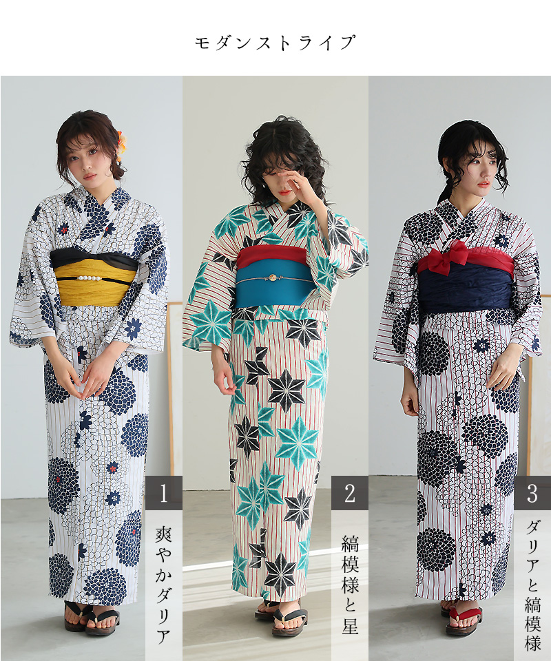 洗える浴衣 レディース 浴衣 ゆかた 女性 セ...の詳細画像5