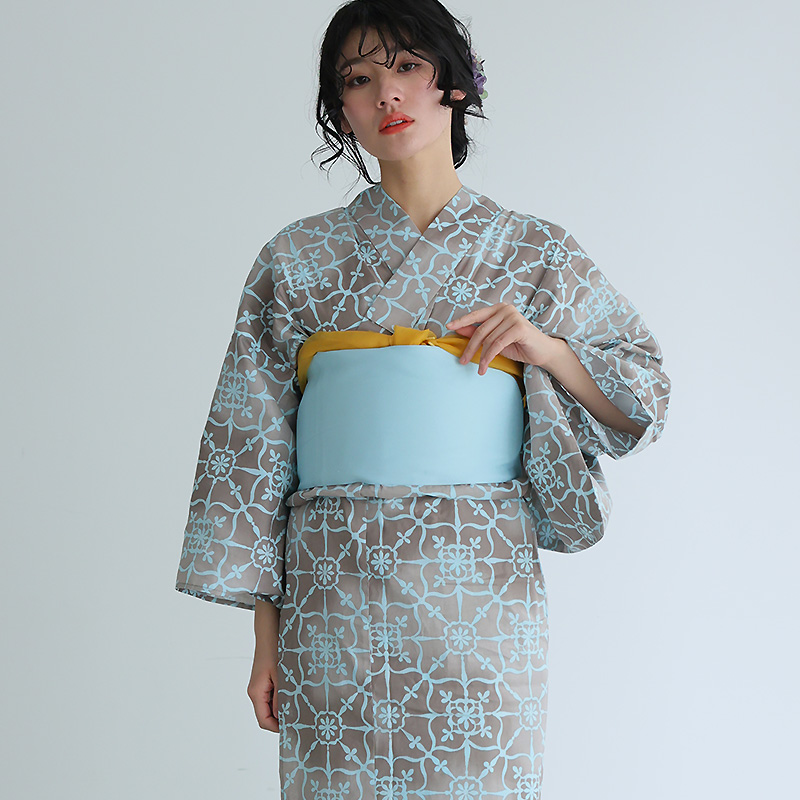 浴衣 洗える浴衣 レディース セット ゆかた 浴衣セット 女性 大人 花火大会 帯 ストライプ シック 低身長 紺 ミセス ブルー おしゃれ モダン浴衣 兵児帯 半巾帯