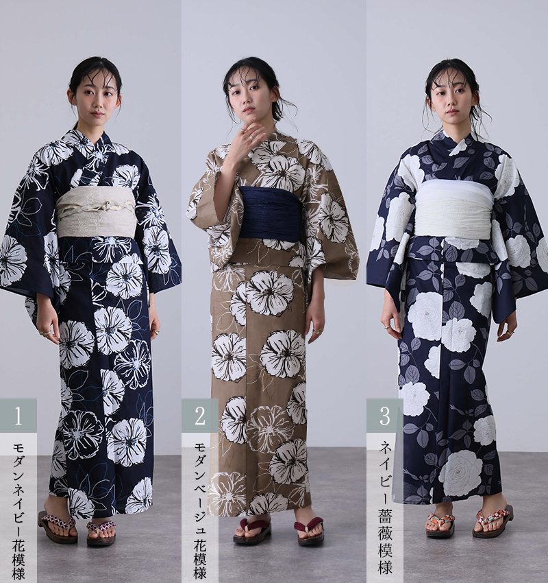 洗える浴衣 レディース 浴衣 セパレート 二部...の詳細画像2