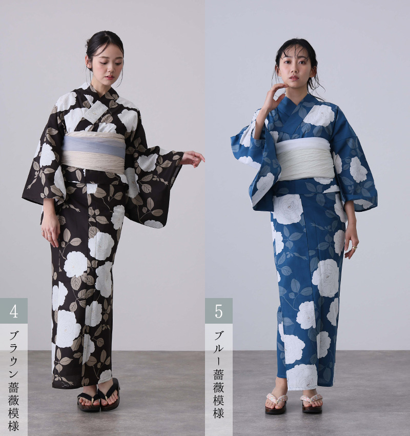 洗える浴衣 レディース 浴衣 セパレート 二部...の詳細画像3