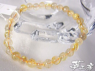ルチルクオーツ4A級（金針水晶）パワーストーンブレスレット稀少Baby