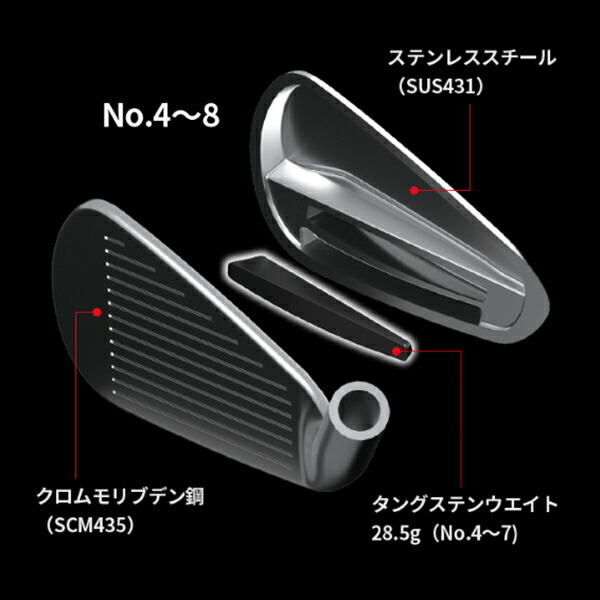 ミズノ メンズ ミズノ プロ 225 アイアン 6本組(5,6,7,8,9,PW) ダイナミックゴールド 95 スチールシャフト 6本組(5,6,7,8,9,PW)__S200【21】 日本正規品 :2ampr225dgset:パワーゴルフ メンズ&レディース - 通販 - Yahoo!ショッピング