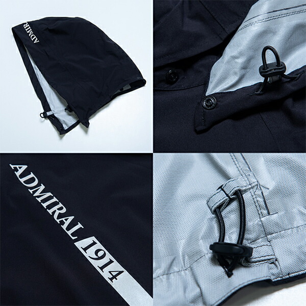 上下セット】アドミラル メンズ admiral レインジャケット