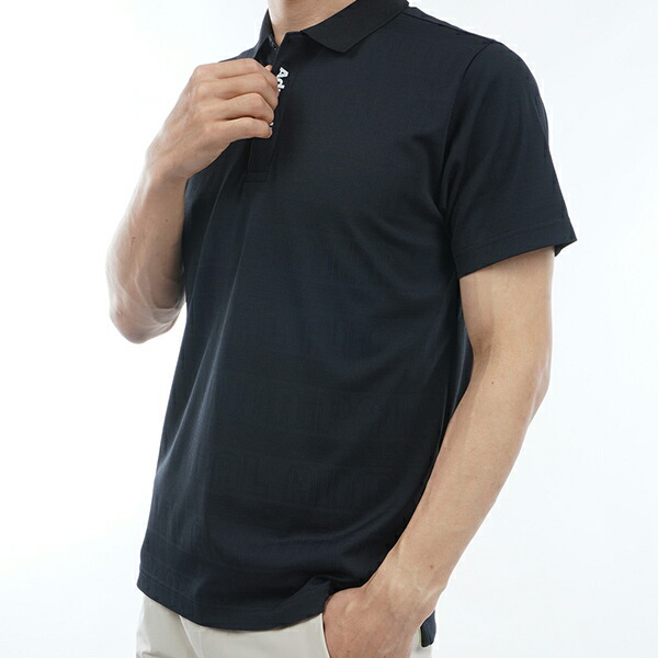 アドミラル 2024年春夏モデル メンズ ロゴジャカード 半袖 ポロシャツ