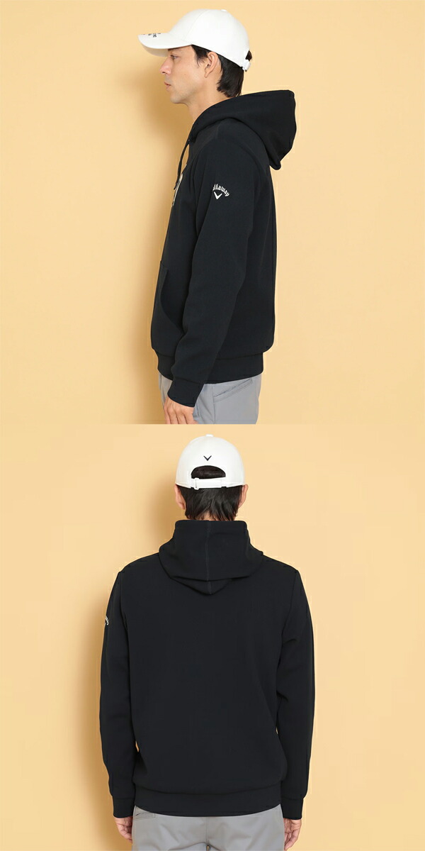 キャロウェイ アパレル 2024年秋冬モデル メンズ 表起毛 ハーフゲージ