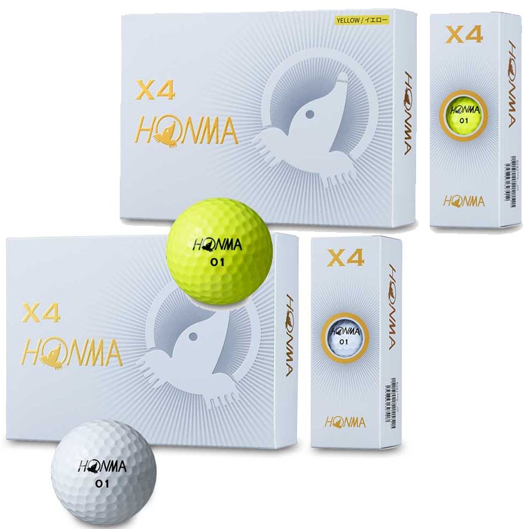 本間ゴルフ Honma Golf ホンマゴルフ X4 ゴルフボール 1ダース 2pmbt1906 パワーゴルフ メンズ レディース 通販 Yahoo ショッピング