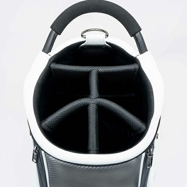 ピンゴルフ ソフト PU キャディーバッグ 9.5型 3.2kg 4分割 シューズ