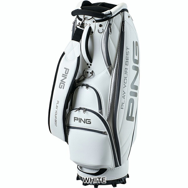 ピンゴルフ ソフト PU キャディーバッグ 9.5型 3.2kg 4分割 シューズ