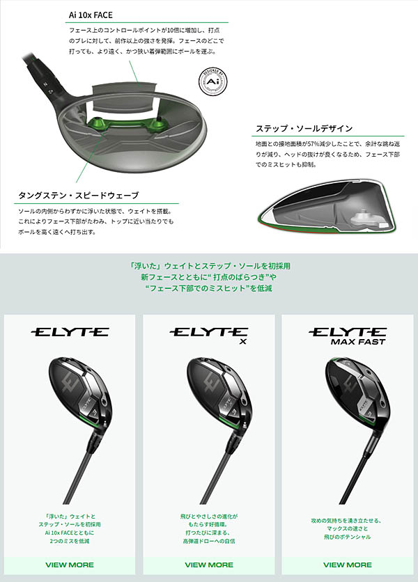 キャロウェイゴルフ メンズ ELYTE TITANIUM エリート Ti フェアウェイ