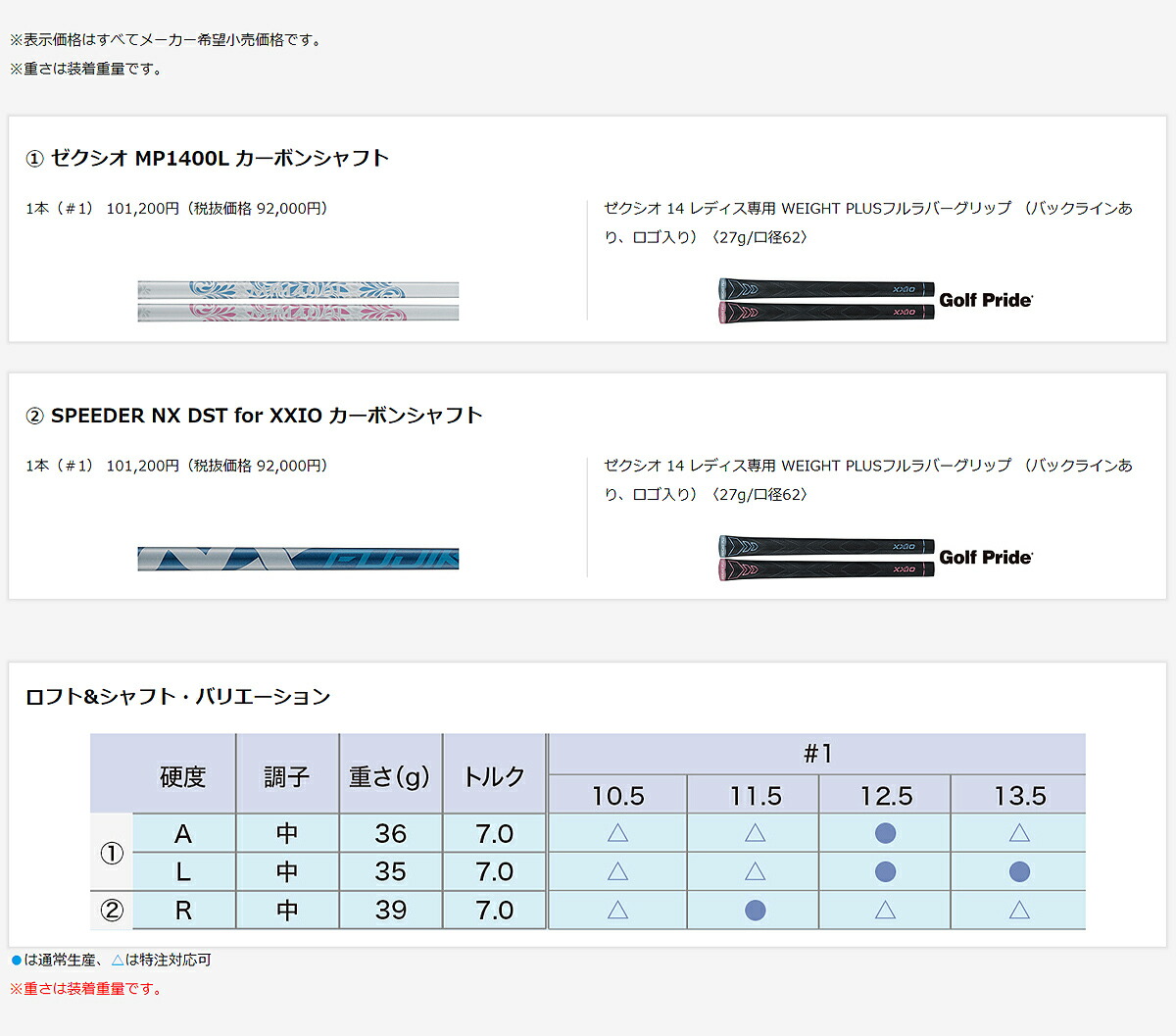 ダンロップ レディース XXIO14 ゼクシオ ゴルフクラブ 11本セット
