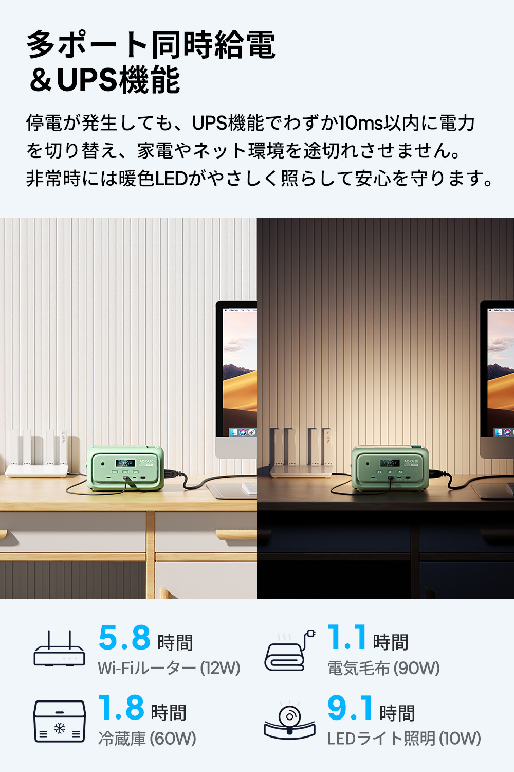 BLUETTI 【クーポンで17,775円 7/15~】BLUETTI ポータブル電源 AORA 10