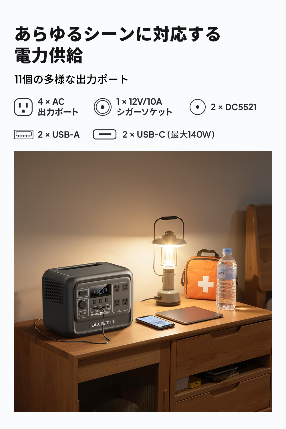 ✨ポータブル電源　200Wh/63750mAh✨キャンプ 防災グッズ アウトドア 楽天市場】ポータブル電源 小型 39000mAh 3.7V 144Wh 150W 軽量