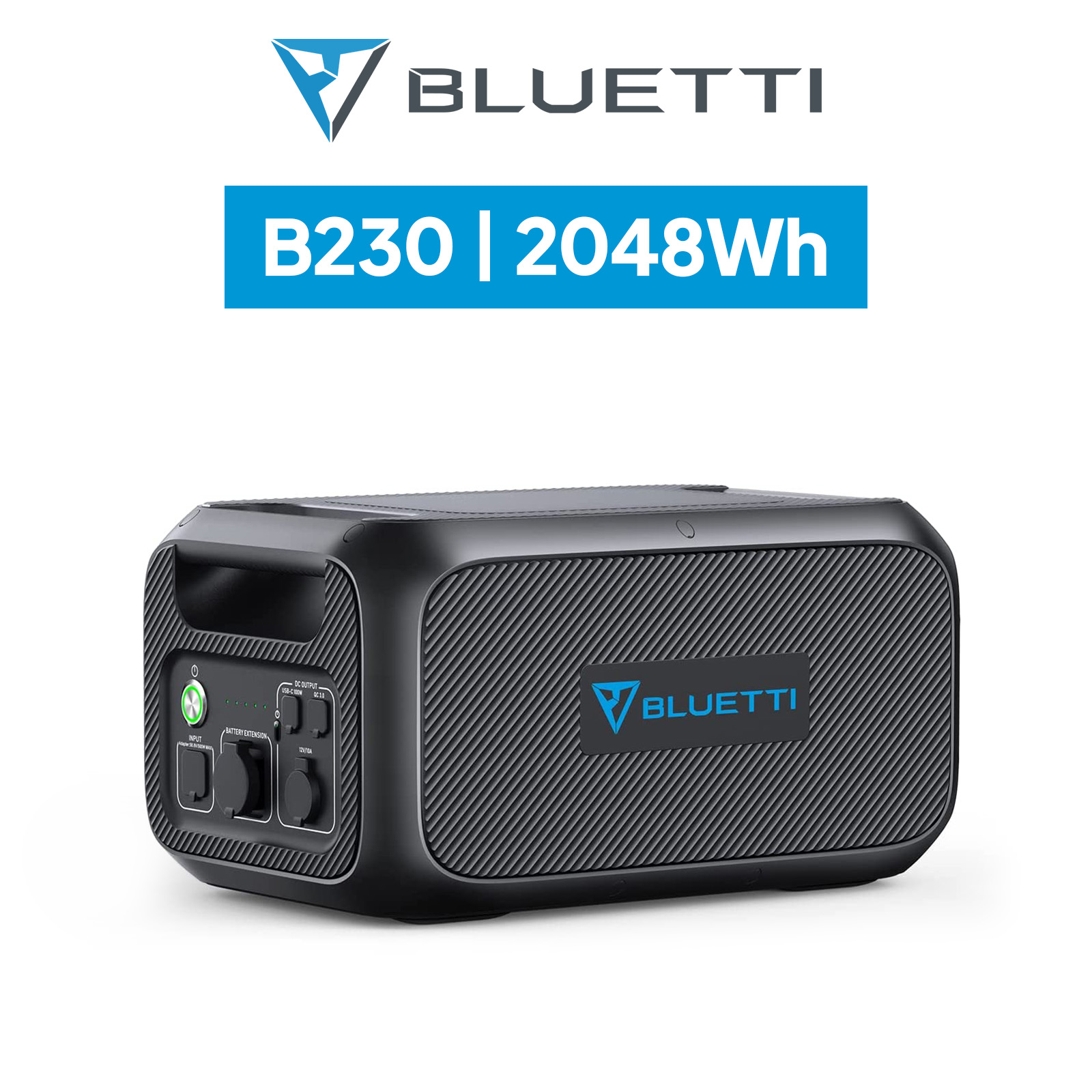 BLUETTI ポータブル電源 増設バッテリー B230 拡張バッテリー 大容量  2048Wh リン酸鉄  蓄電池 拡張バッテリー AC200P/AC200MAX用