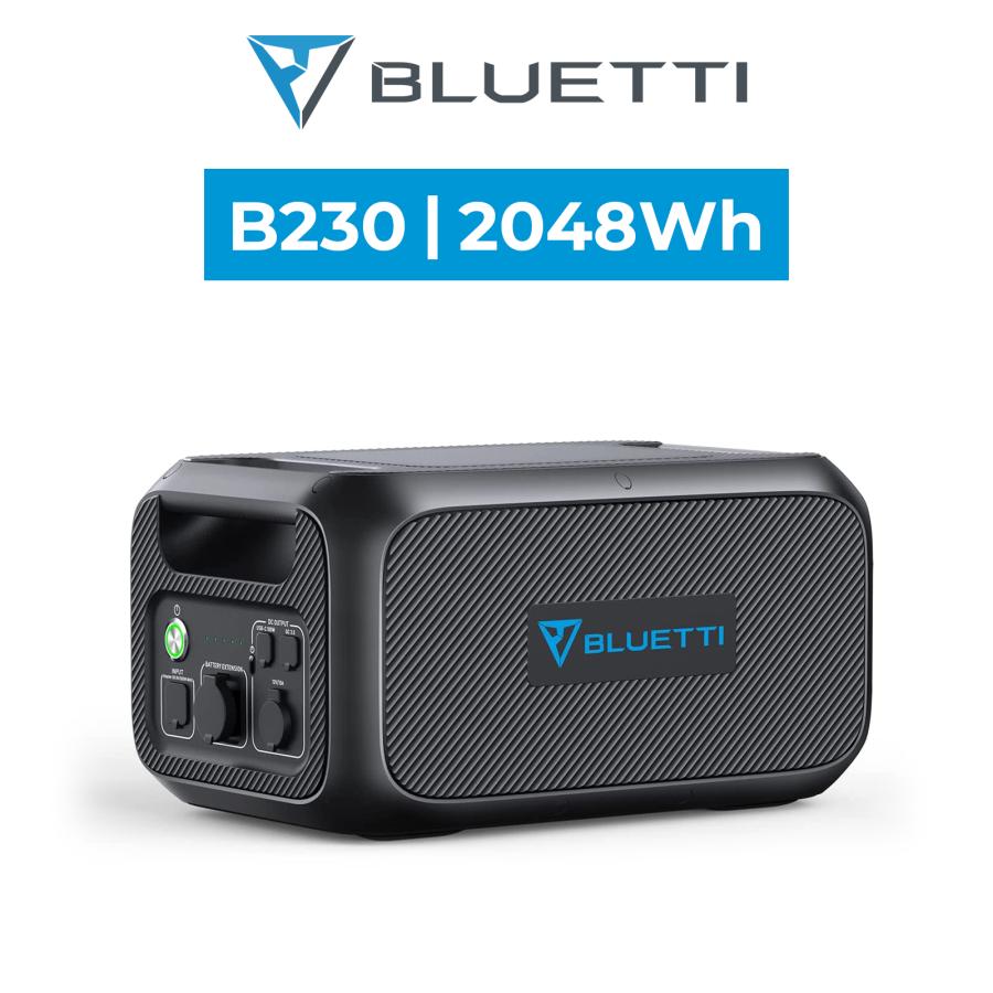 「クーポンで109,800円」BLUETTI ポータブル電源 増設バッテリー B230 拡張バッテリー 大容量  2048Wh リン酸鉄  蓄電池 拡張バッテリー AC200P AC200MAX用