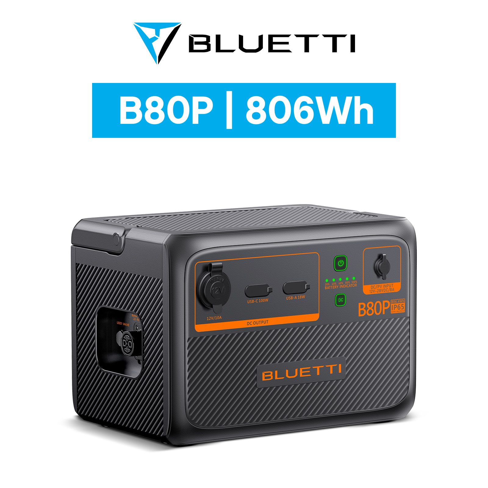 BLUETTI ポータブル電源 B80P 拡張バッテリー 806Wh IP65防塵防水 6年保証 軽量 小型 蓄電池 リン酸鉄 長寿命 アウトドア  キャンプ 防災 非常用電源 : yahjp-b80p : BLUETTI JAPAN ヤフーショップ - 通販 - Yahoo!ショッピング