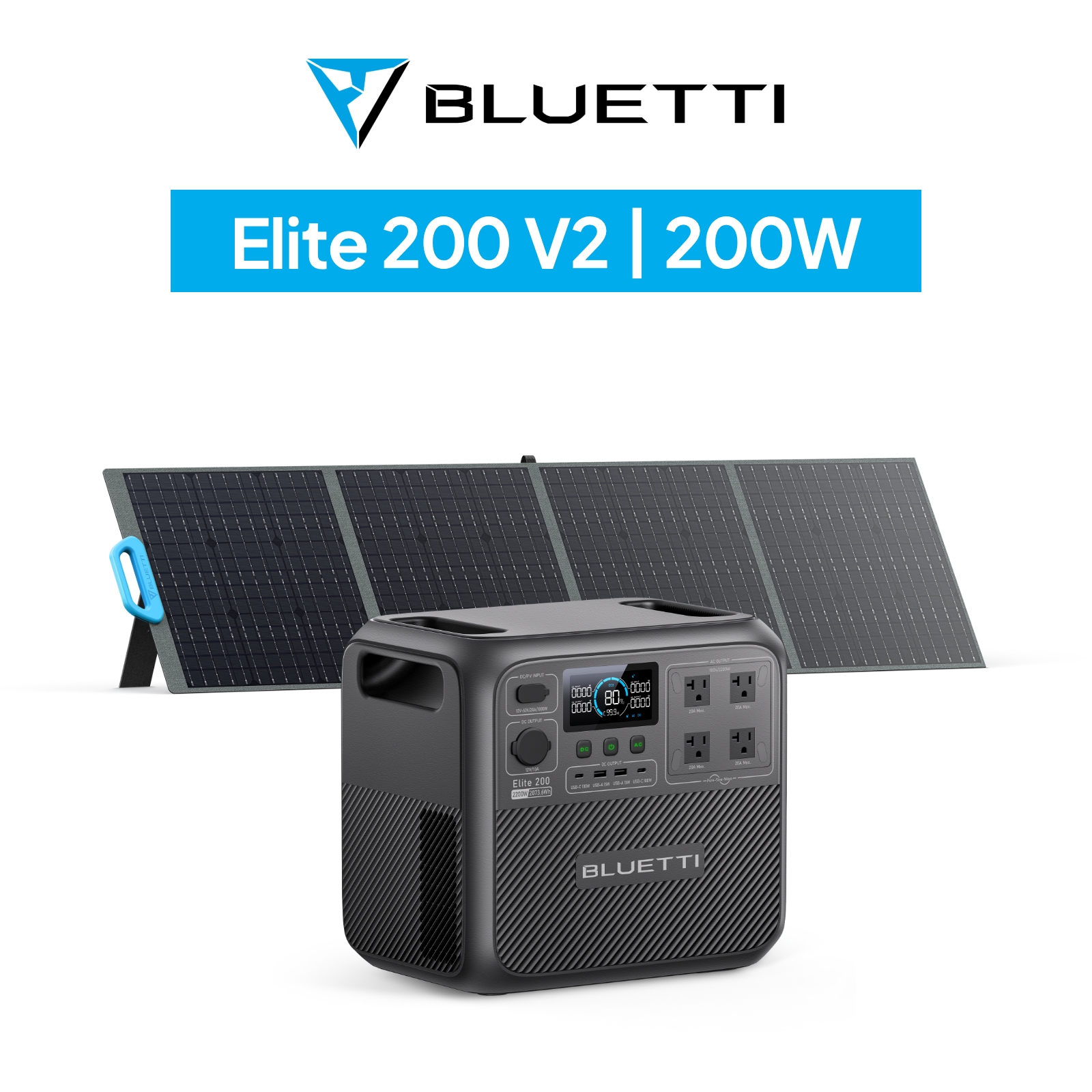 BLUETTI 防災グッズ ポータブル電源 ソーラーパネル セット BLUETTI