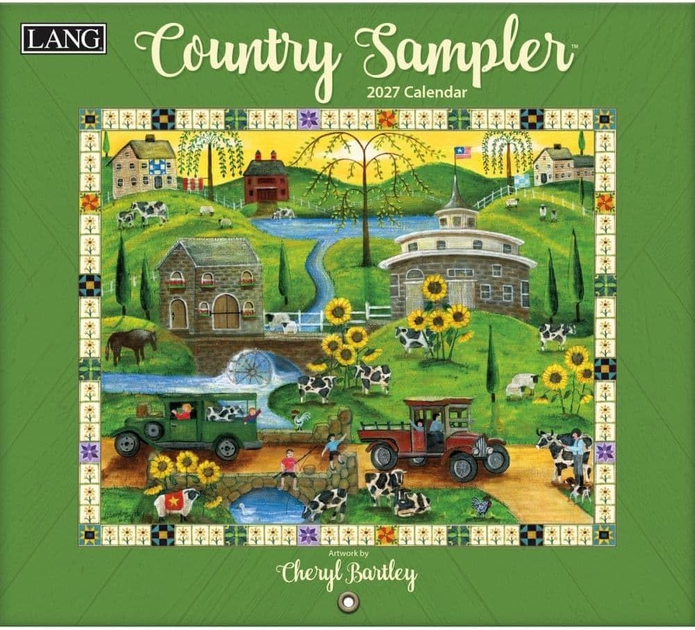 2027年ラングカレンダー「Country Samplar」カントリーサンプラー lang
