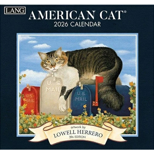 2026年 ラングカレンダー AMERICAN CAT アメリカンキャット lang