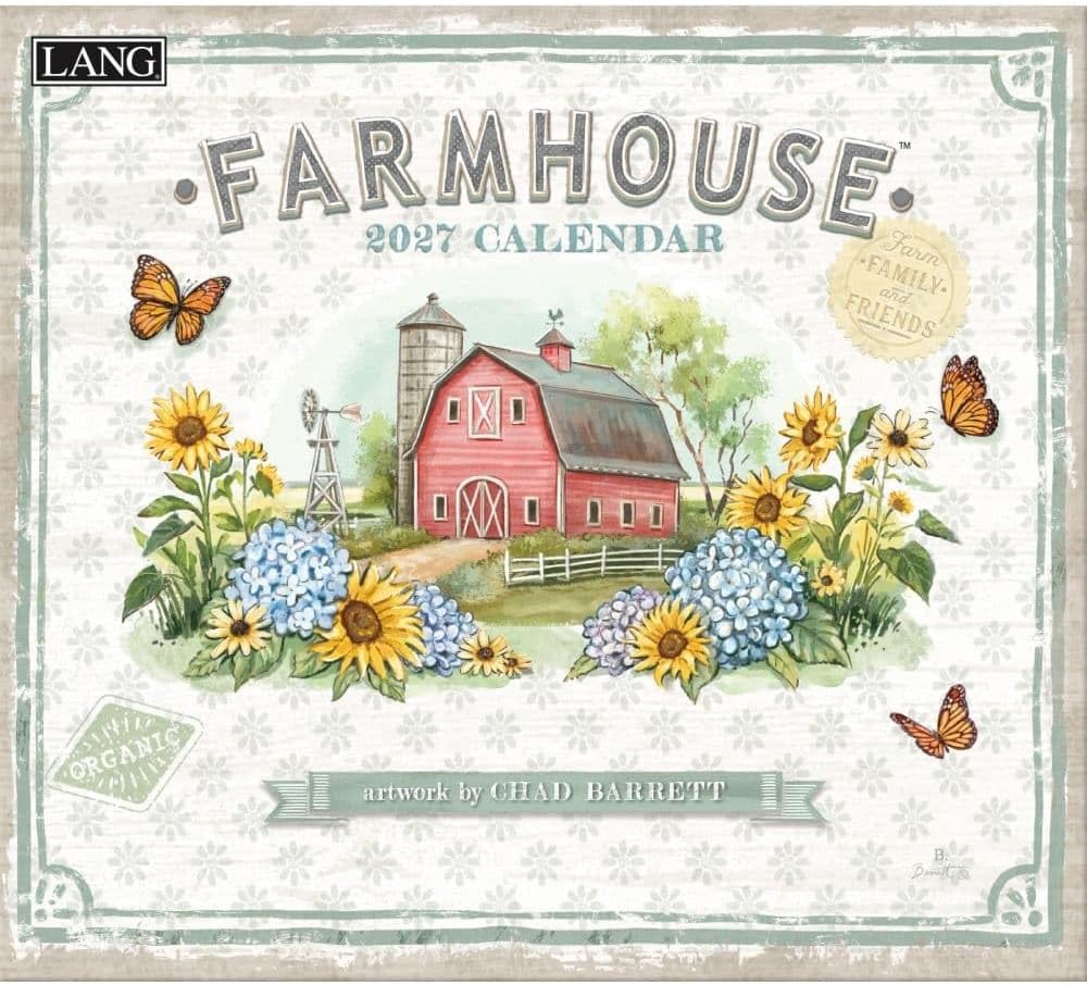 2027年ラングカレンダー「FARMHOUSE」ファームハウス lang LANG