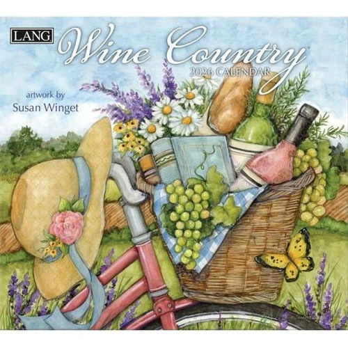 2026年 ラングカレンダー Wine Country ワインカントリー lang LANG社