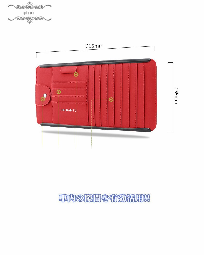 車用収納ケース Cdケース 多機能車用品 Cd Dvdを枚収納 大容量 Cdディスク収納 収納ホルダ Xrx Next City 通販 Yahoo ショッピング