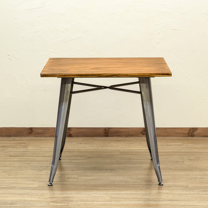 Mercury　ヴィンテージダイニングテーブル　140×80　シルバー Mercury ヴィンテージダイニングテーブル 80×80 : Practica-LIFE