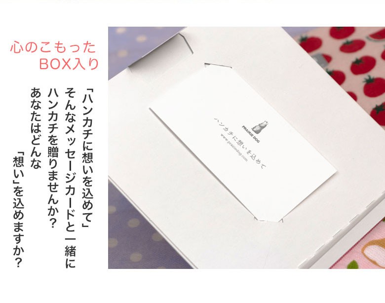 今治はんかち +ima 専用BOXに入れてお届けします