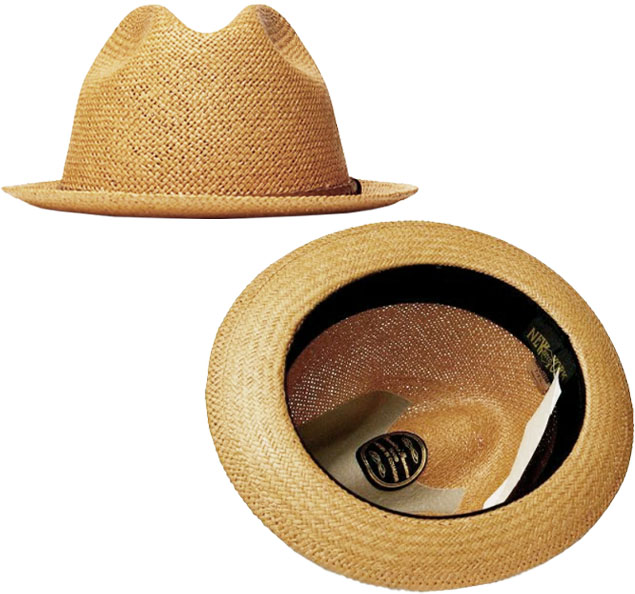 NEW YORK HAT（ニューヨークハット） 帽子 ストローハット 麦わら 2073
