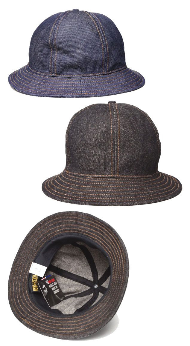 極美品 NEWYORKHAT ニューヨークハット デニムステッチ テニス ハット 楽天市場】【NewYork Hat】ニューヨークハット/Denim Stitch