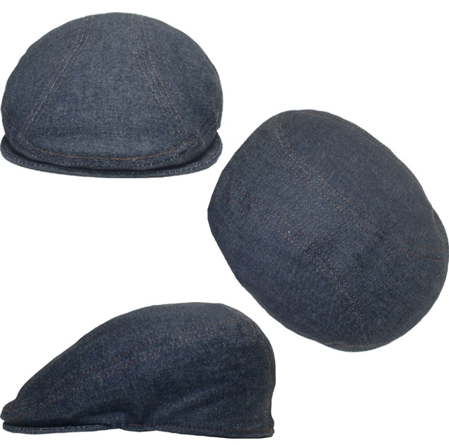 ニューヨークハット 帽子 ハンチング メンズ レディース NEW YORK HAT 6234 Denim 1900　デニム1900 NEW YORK HAT（ニューヨークハット） 6234 Denim1900 Denim Black