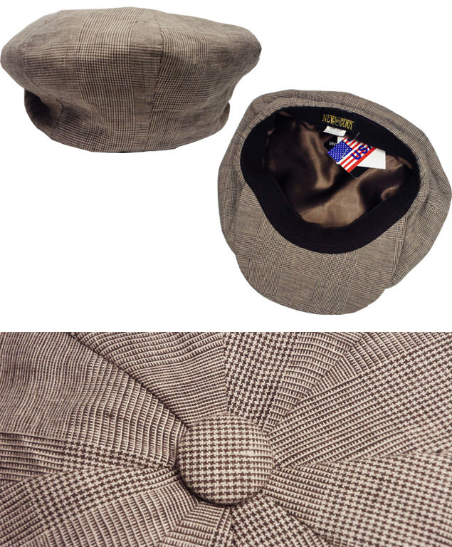 ニューヨークハット ベージュ NEW YORK HAT（ニューヨークハット）の「NY.HAT SEWN BRAID