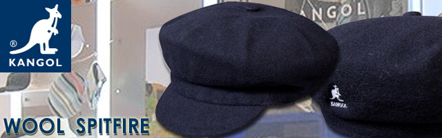 カンゴール KANGOL ハンチング WOOL SPITFIRE Black Vino キャスケット