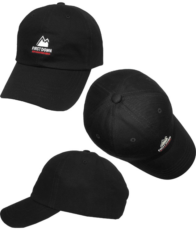 FIRST DOWN（ファーストダウン） FD EXS COTTON TWILL 6P CAP BLACK